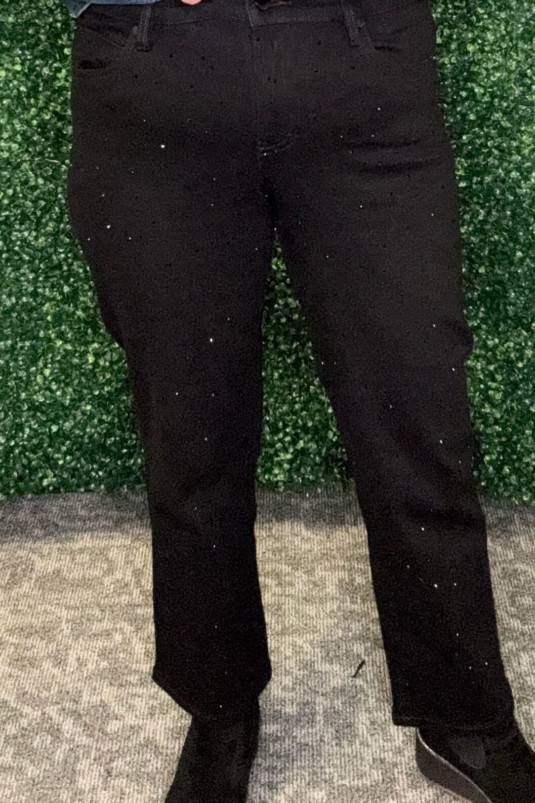 Kennedy Stright Leg Jeans w/Rhinestones BOTTOMS LIVERPOOL