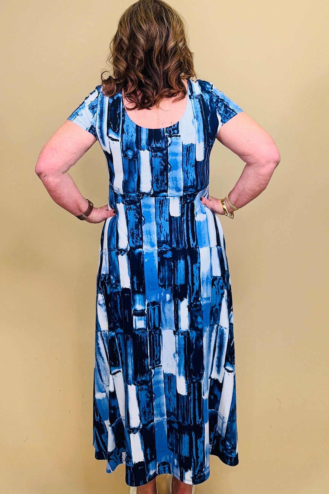 Brushstroke Swing Dress DRESS HABITAT