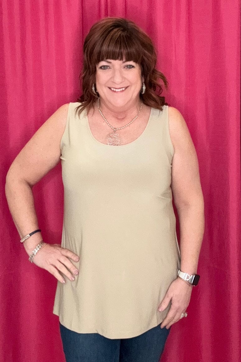 Solid Tank MISSY BASIC KNIT CREATION