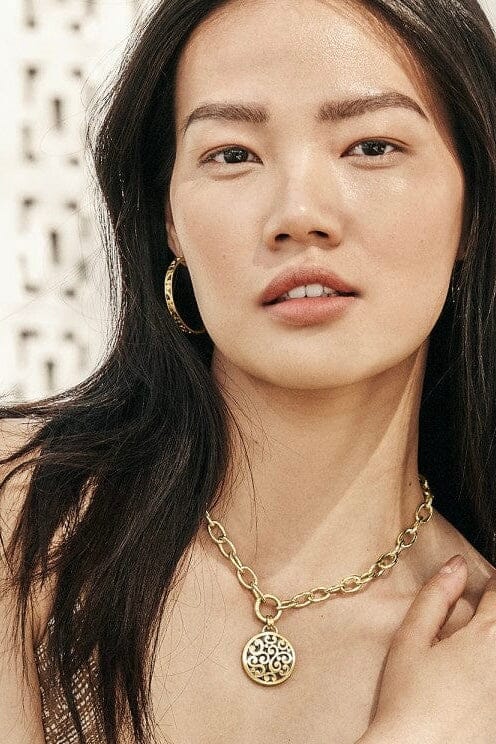 Large Gold Contempo Hoop Earrings BJEWELRY Brighton Collectables