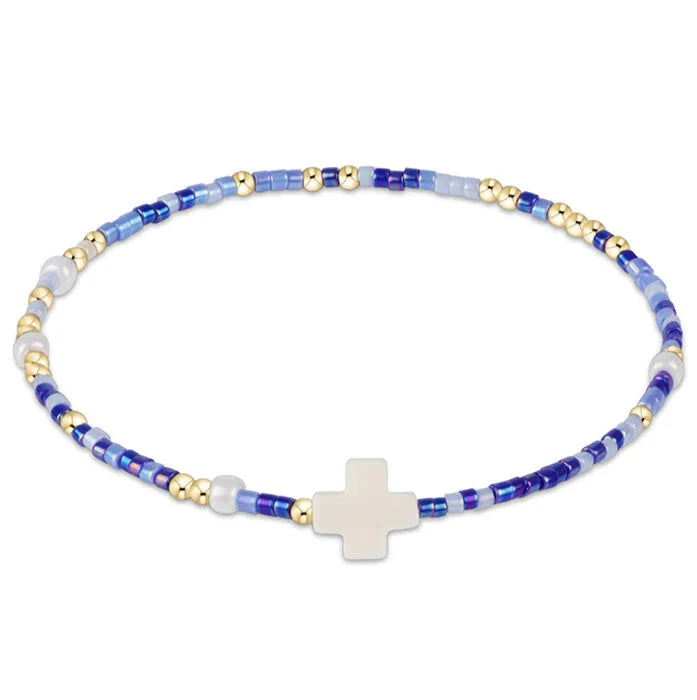 Enewton e girl Hope Unwritten Signature Cross Bracelet- Is a Smurf&