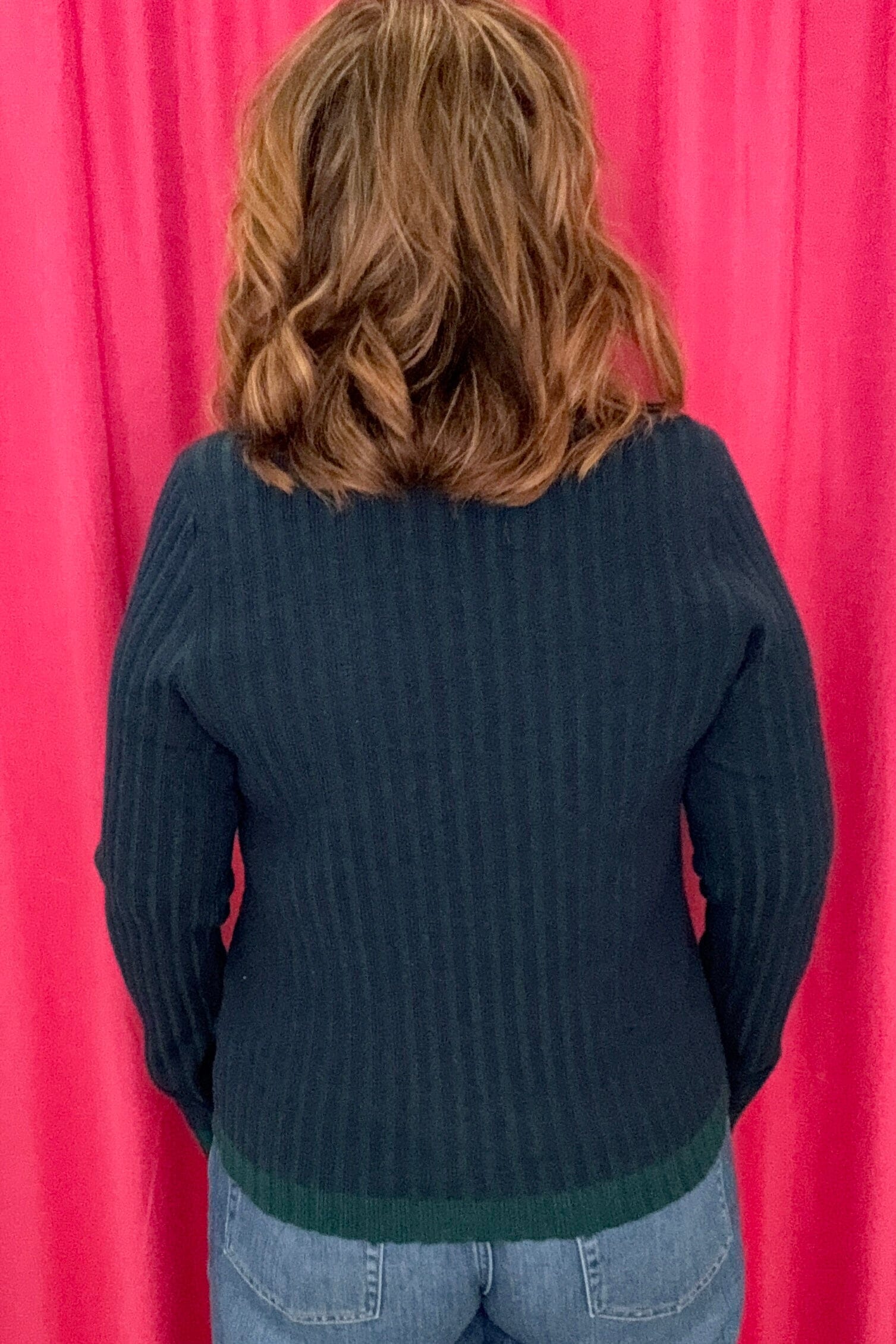 Long Sleeve Crewneck Ribbed Sweater MISSY TOP SPECIAL LIVERPOOL