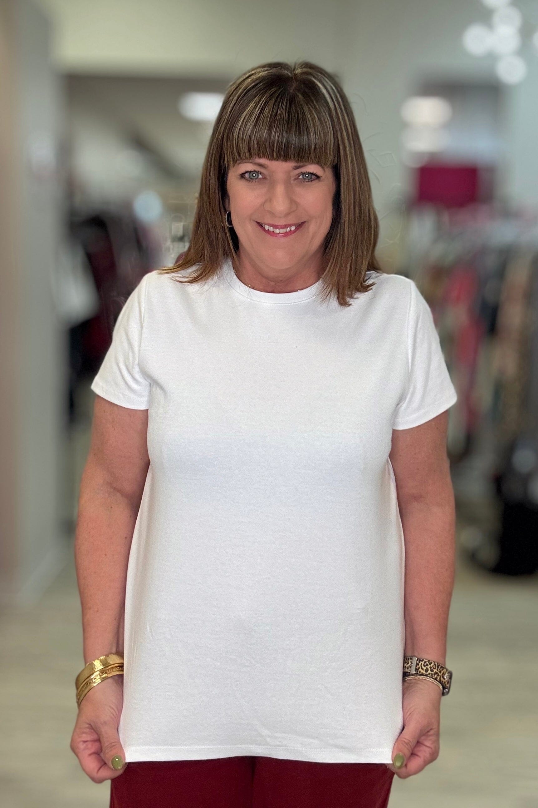 Short Sleeve Crew Neck Kint Tee MISSY BASIC KNIT LIVERPOOL