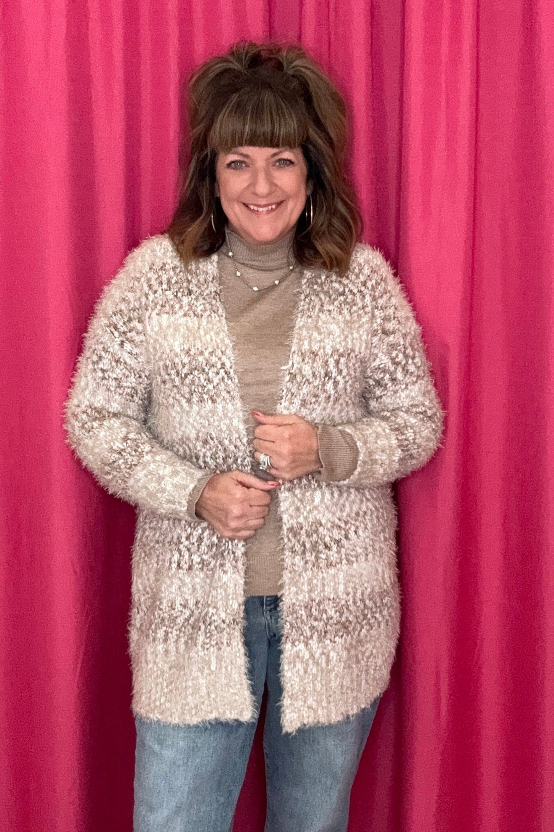 Knit Sweater Cardigan OUTFIT COMPLETER KEREN HART