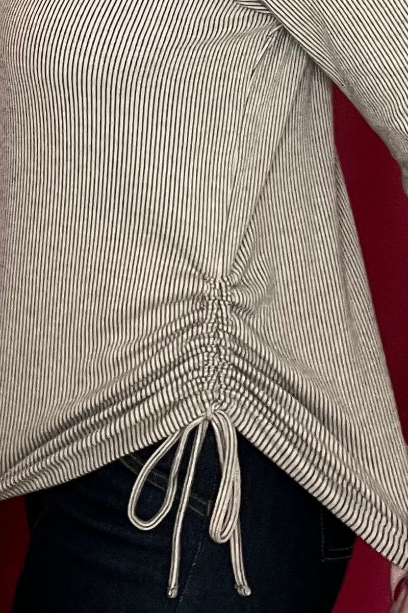 3/4 Sleeve Scoop Neck w/Side Ties MISSY TOP SPECIAL SOUTHERN LADY