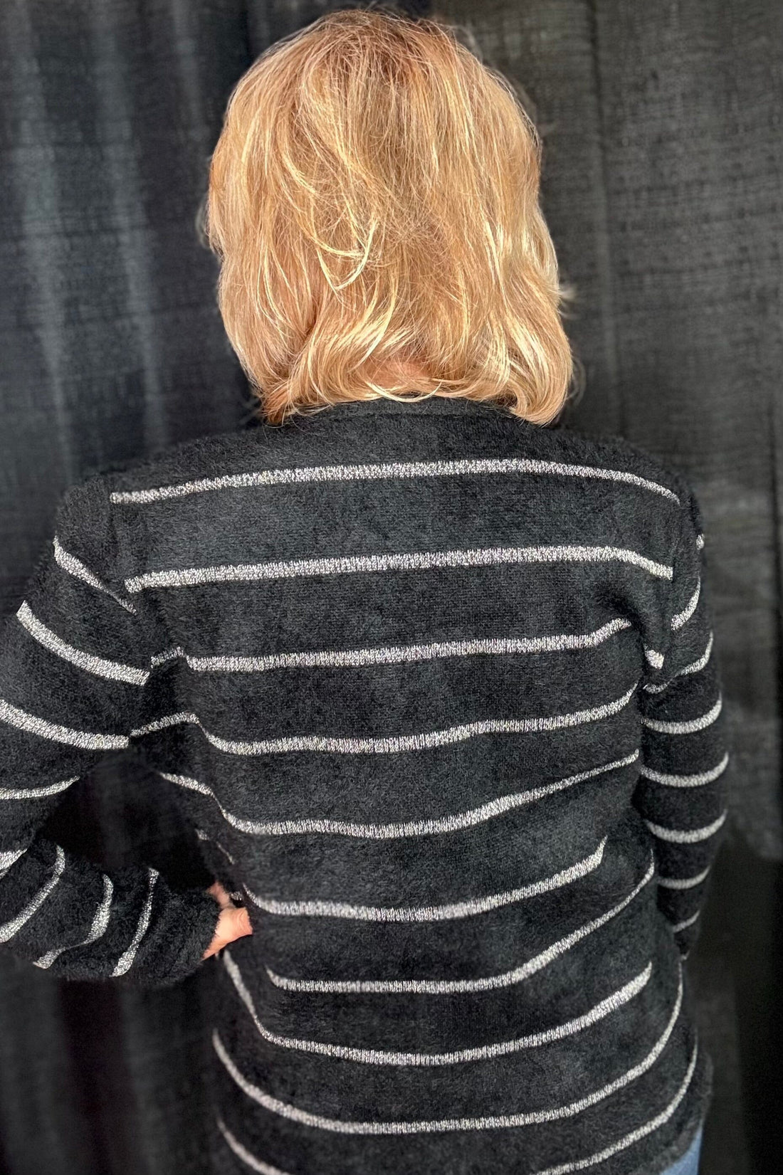 Long Sleeve Cardigan w/Pearls & Rhinestones OUTFIT COMPLETER CREATION