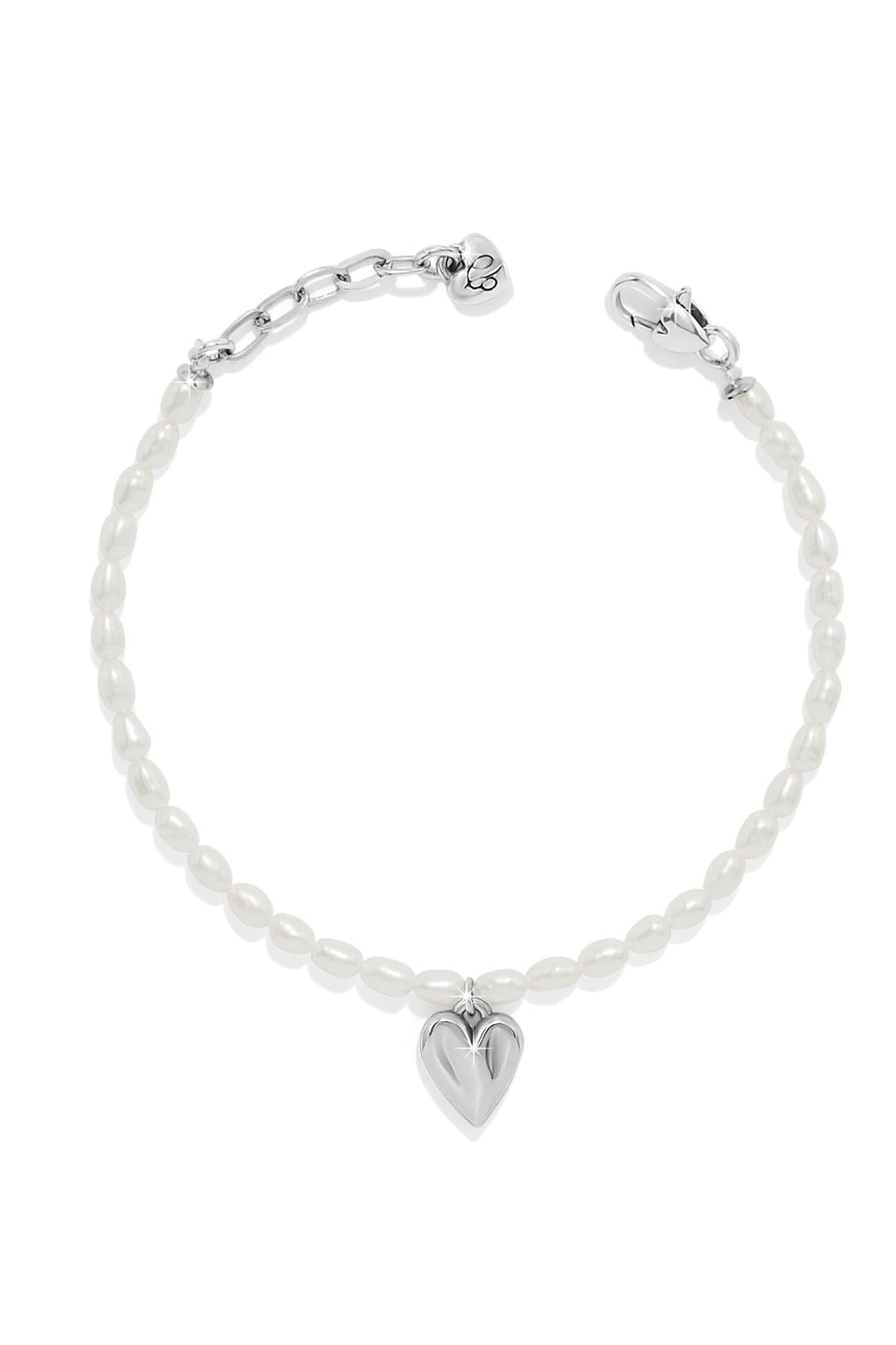 Cascade Embrace Pearl Heart Bracelet BJEWELRY Brighton Collectables