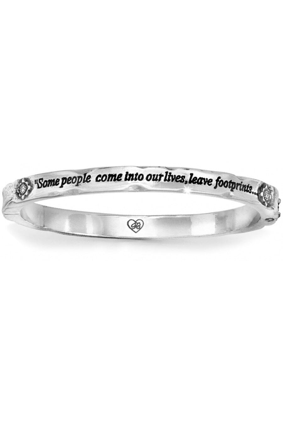 Sil/Stn Footprints Bangle BJEWELRY Brighton Collectables