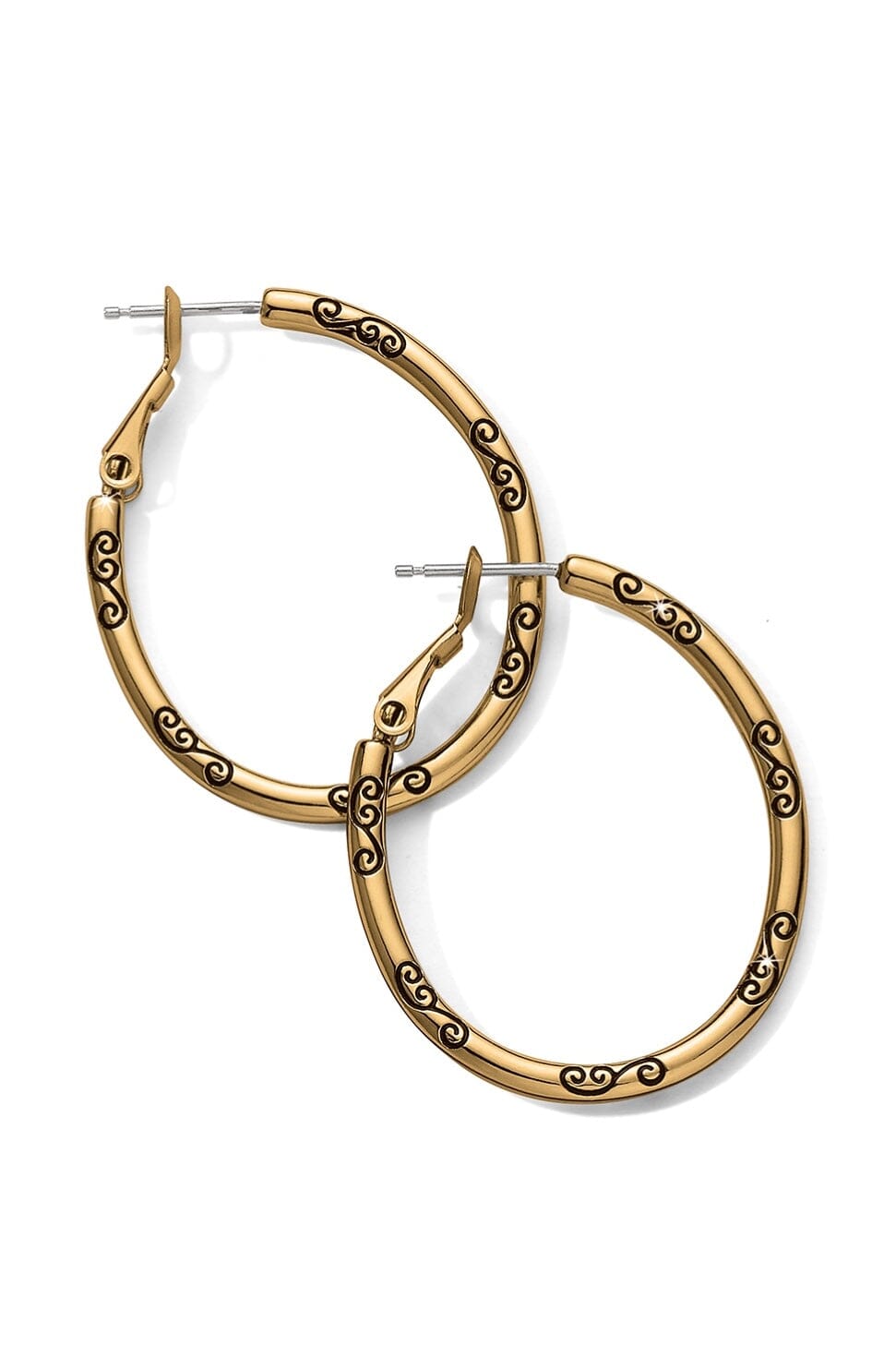 Oval Hoop Charm Earrings BJEWELRY Brighton Collectables