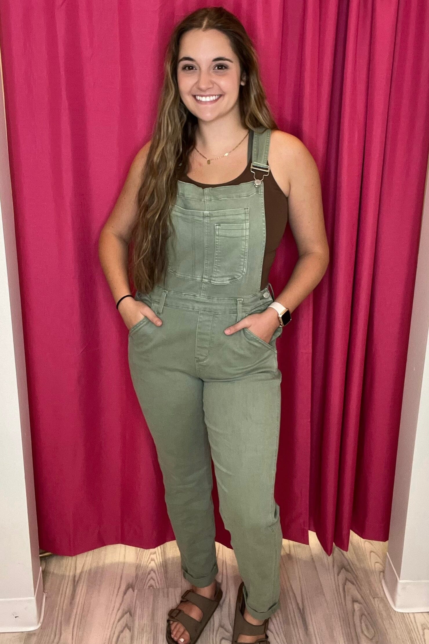 Overalls with Cuffed Leg DRESS JUDY BLUE