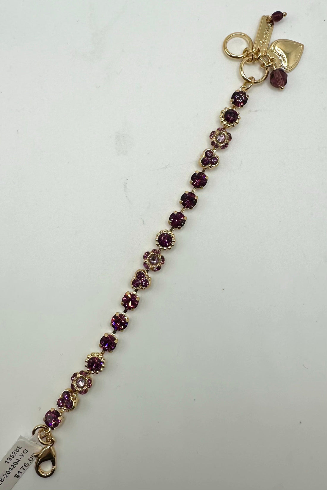 Small Blossom Bracelet in "Amethyst" - Yellow Gold BETTERBRANDJEWELRY MICHALSMARIANA