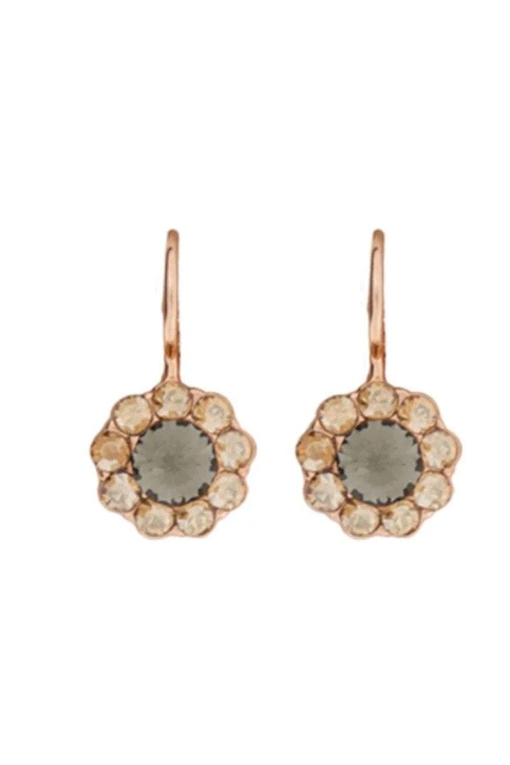 Medium Flower Earrings in "Champagne Kisses" - Rose Gold BETTERBRANDJEWELRY MICHALSMARIANA