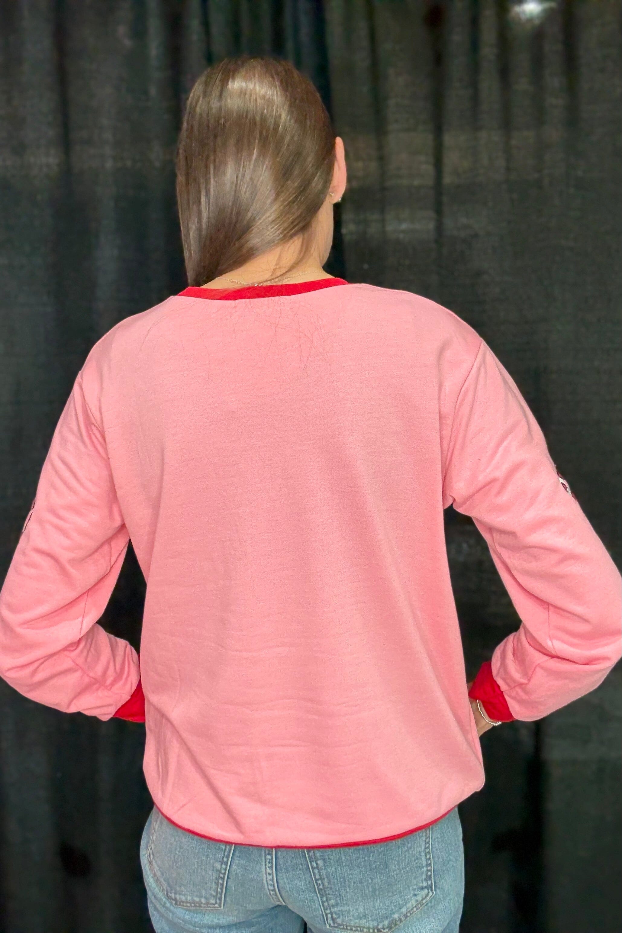 "Jolly But Twisted" Sweatshirt JRTOP CASUAL TOP SOUTHERN BABE