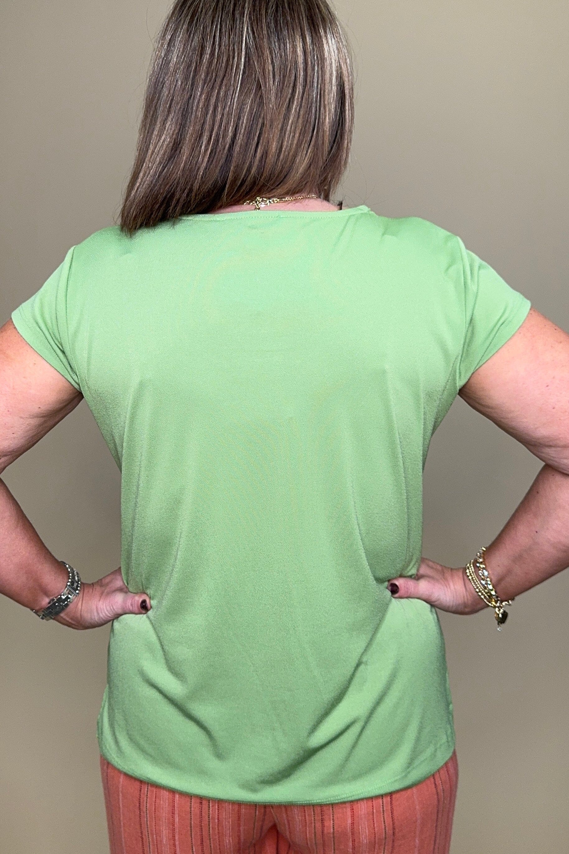 Short Sleeve T-Shirt w/Studs MISSY TOP SPECIAL SOUTHERN LADY