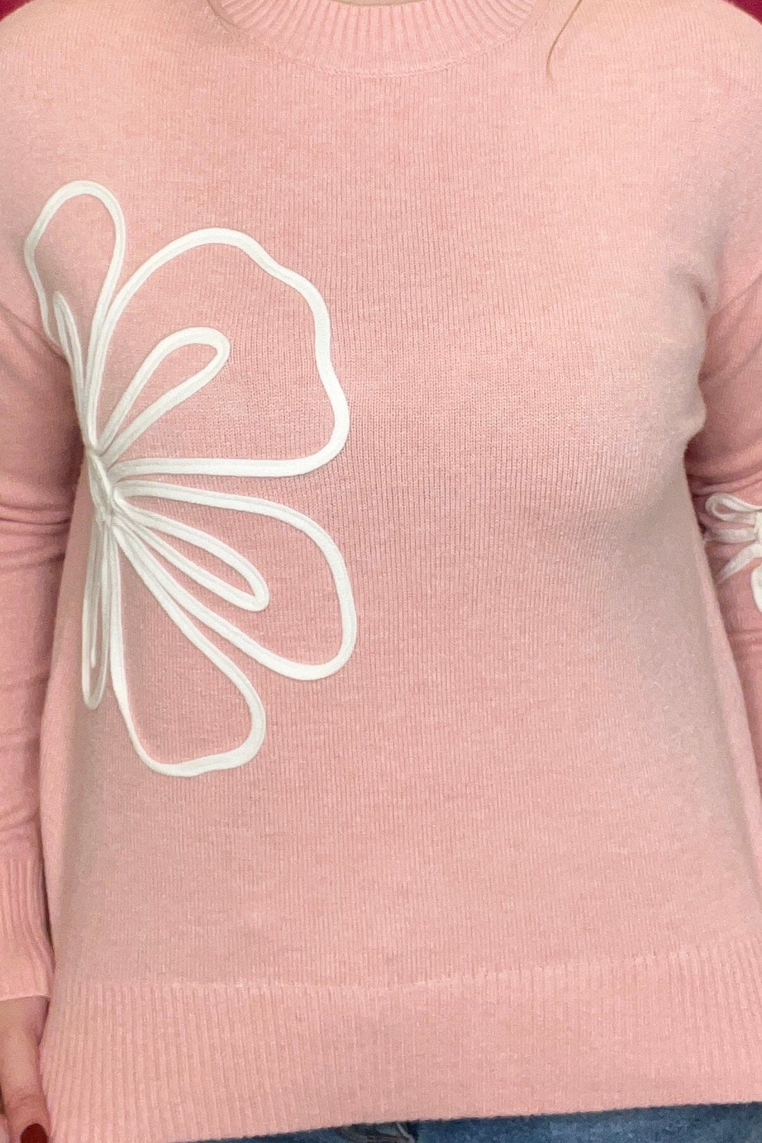 Crew Neck Sweater w/Soutache Detail SWEATER CHARLIEB