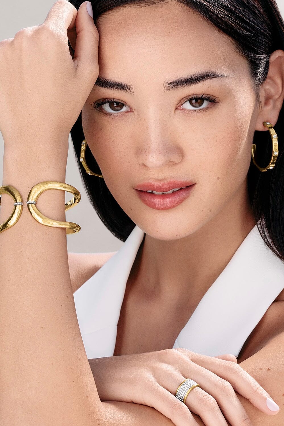 Meridian Geo Open Hinged Bangle BJEWELRY Brighton Collectables