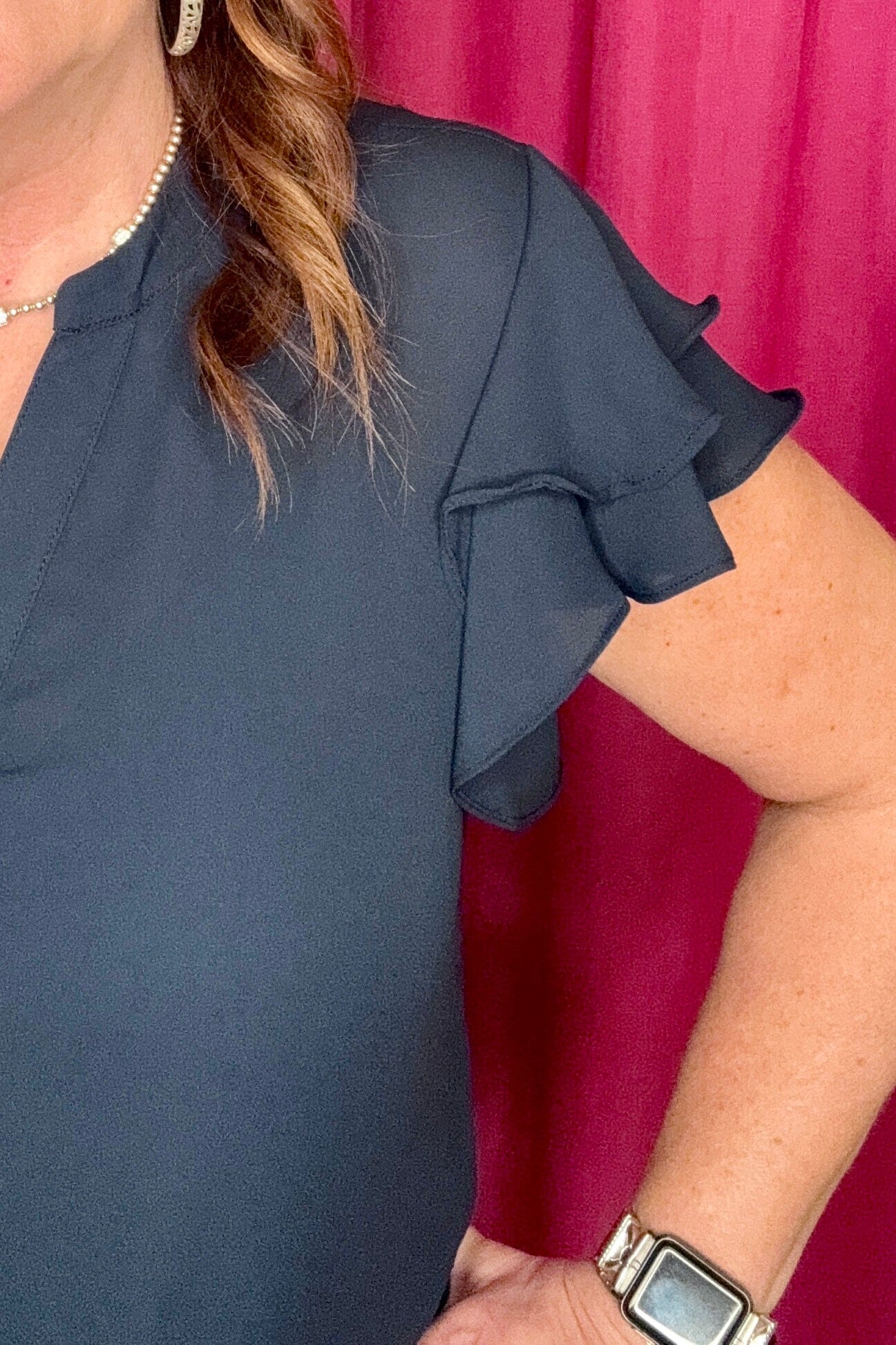 Short Ruffle Sleeve Top MISSY TOP SPECIAL ZAC & RACHEL