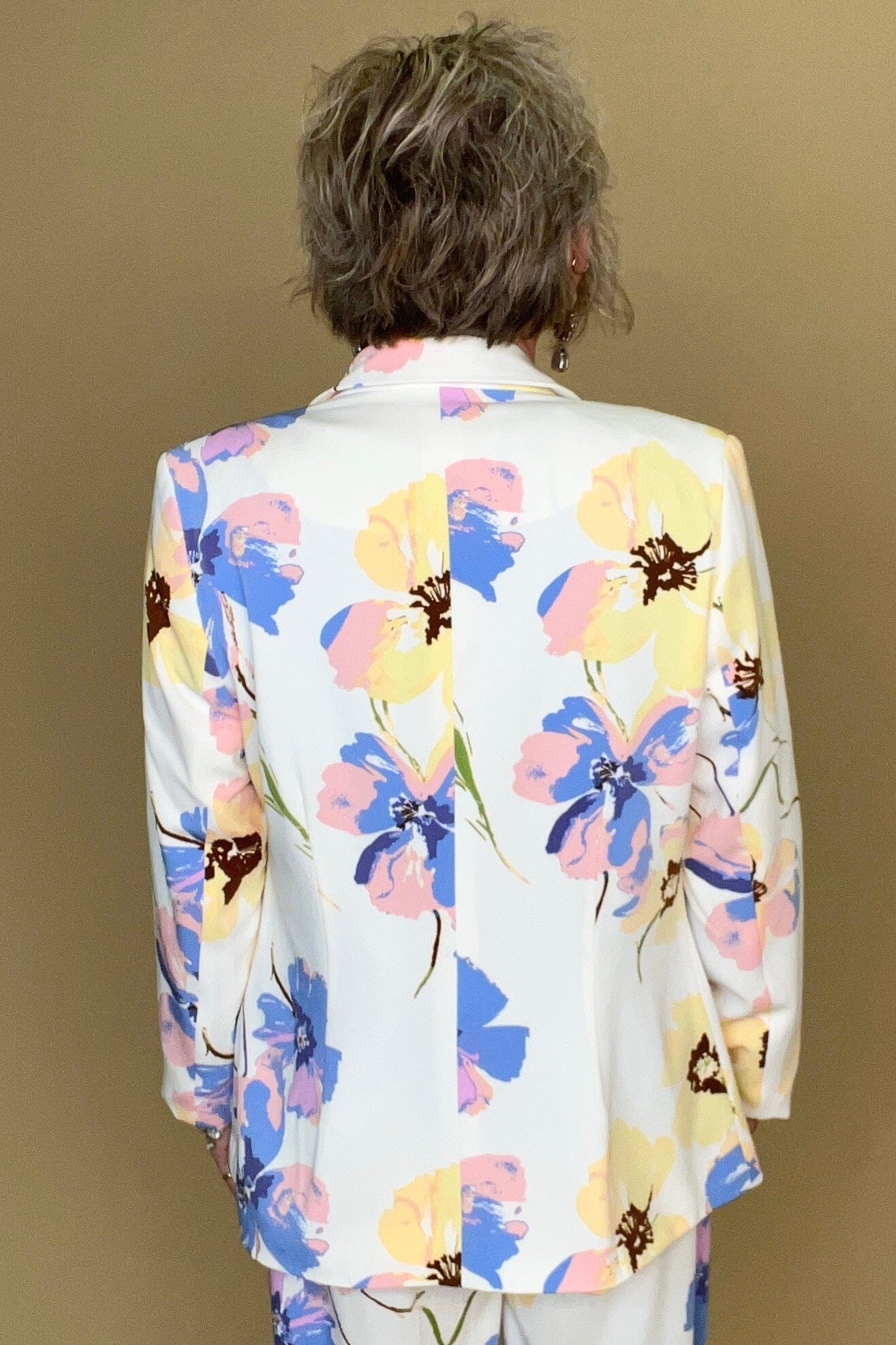 Long Sleeve Floral Blazer w/Collar OUTFIT COMPLETER ZAC & RACHEL