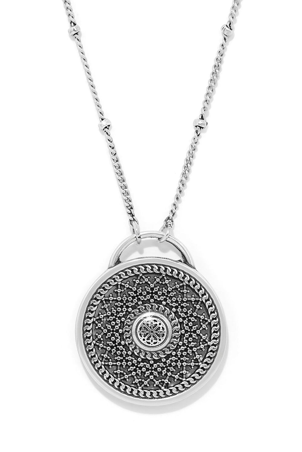 Ferrara Segreta Medallion Petite Necklace BJEWELRY Brighton Collectables