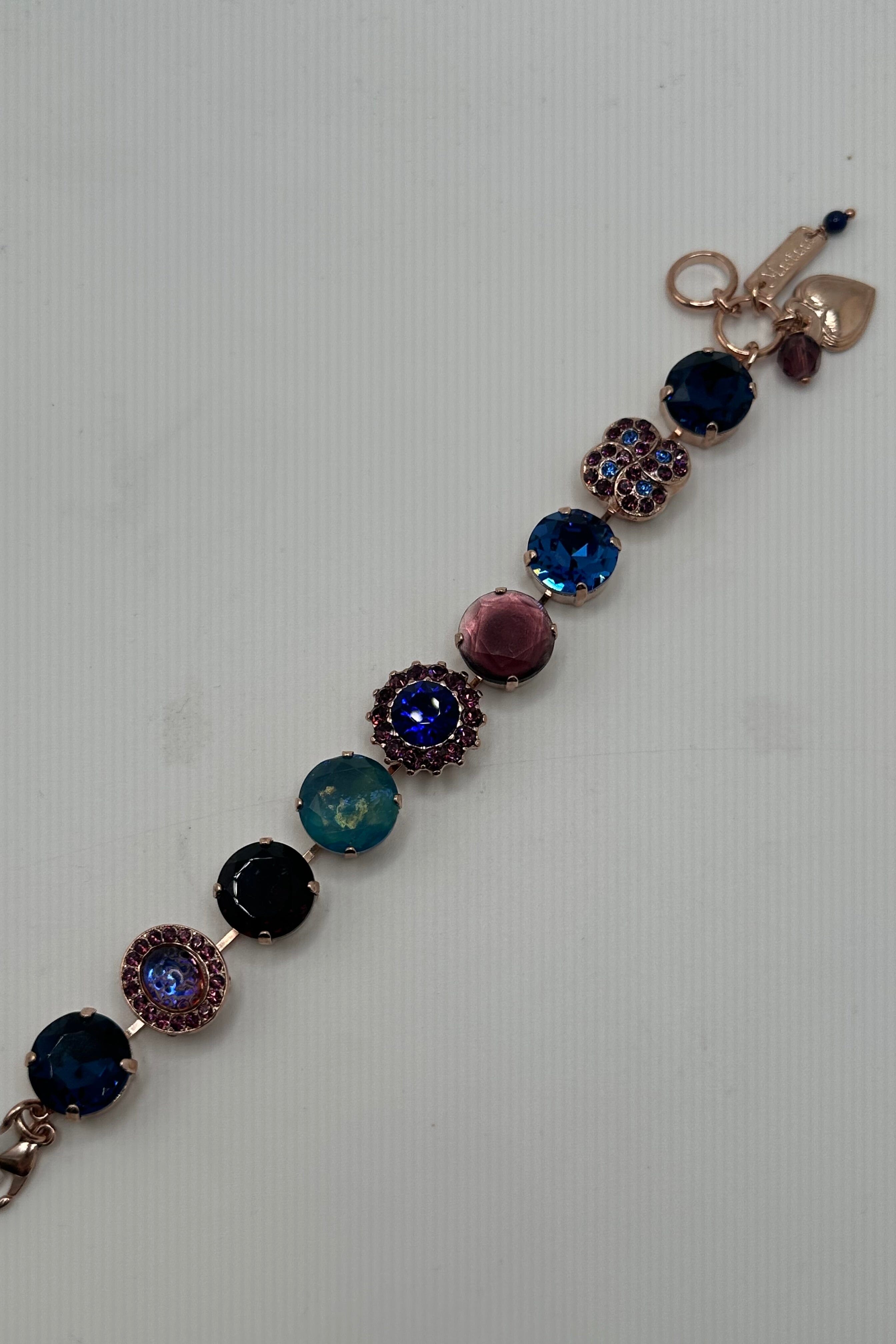 Extra Luxurious Cluster Bracelet in "Happy Hour" Rose Gold BETTERBRANDJEWELRY MICHALSMARIANA