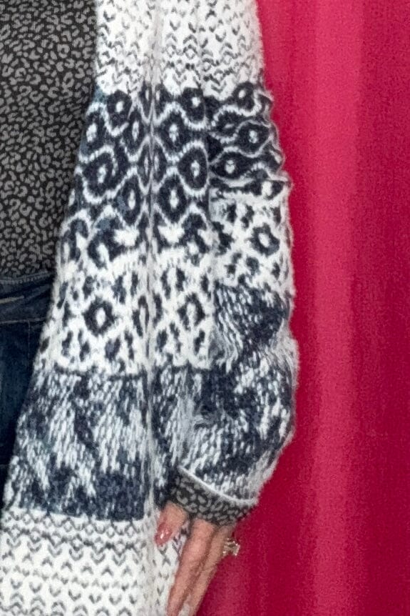 Long Sleeve Open Front Sweater Coat JACKET LIVERPOOL