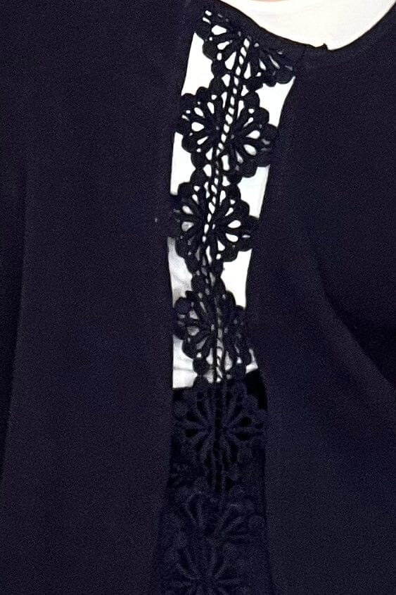 Linen Blend Tunic Tank w/Crochet Trim JR TOP DRESSY ALLIE & ROSE