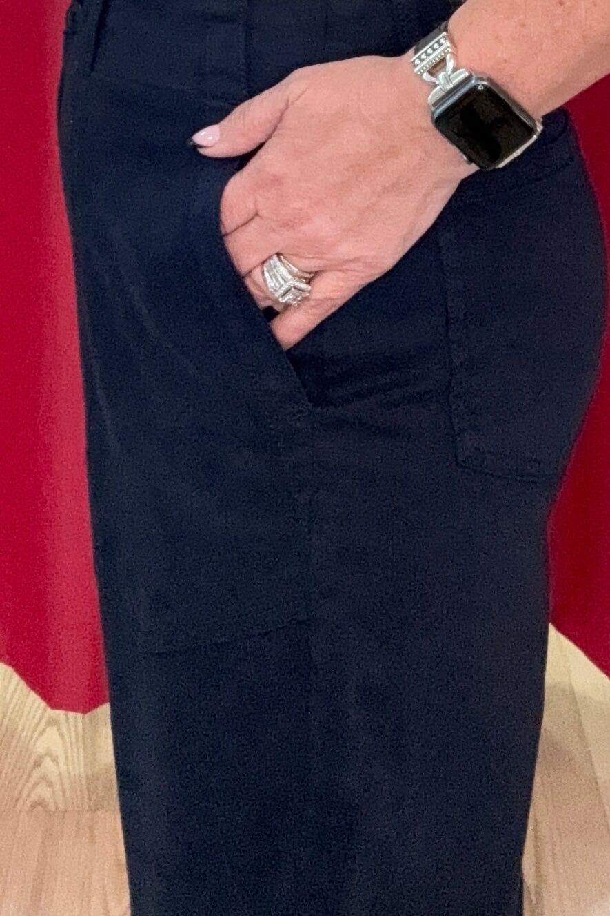 Utility Patch Pocket Wide Leg BOTTOMS LIVERPOOL