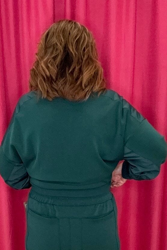 Long Sleeve Combo Top w/Pockets MISSY BASIC KNIT TRIBAL