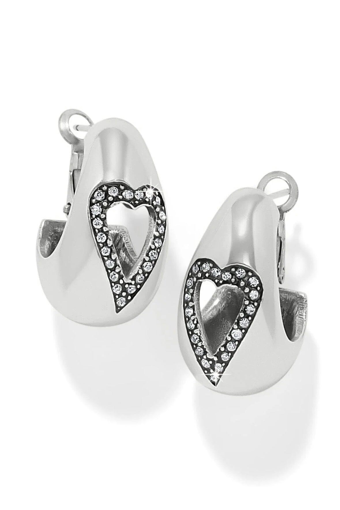 Love Messages B Simple Hoop Earrings BJEWELRY LEEGIN-BRIGHTON