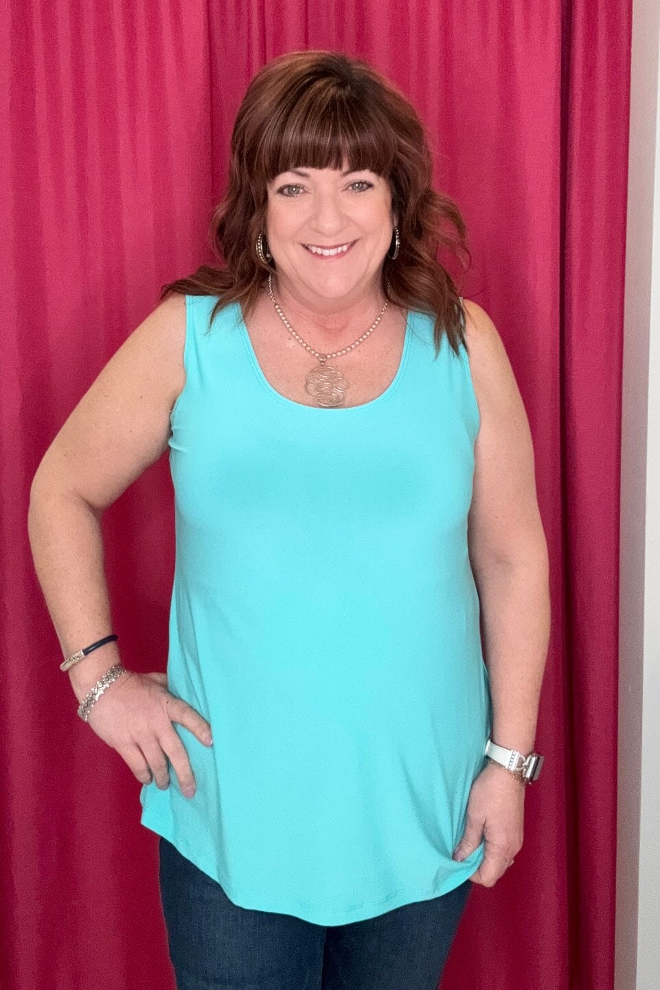 Solid Tank MISSY BASIC KNIT CREATION