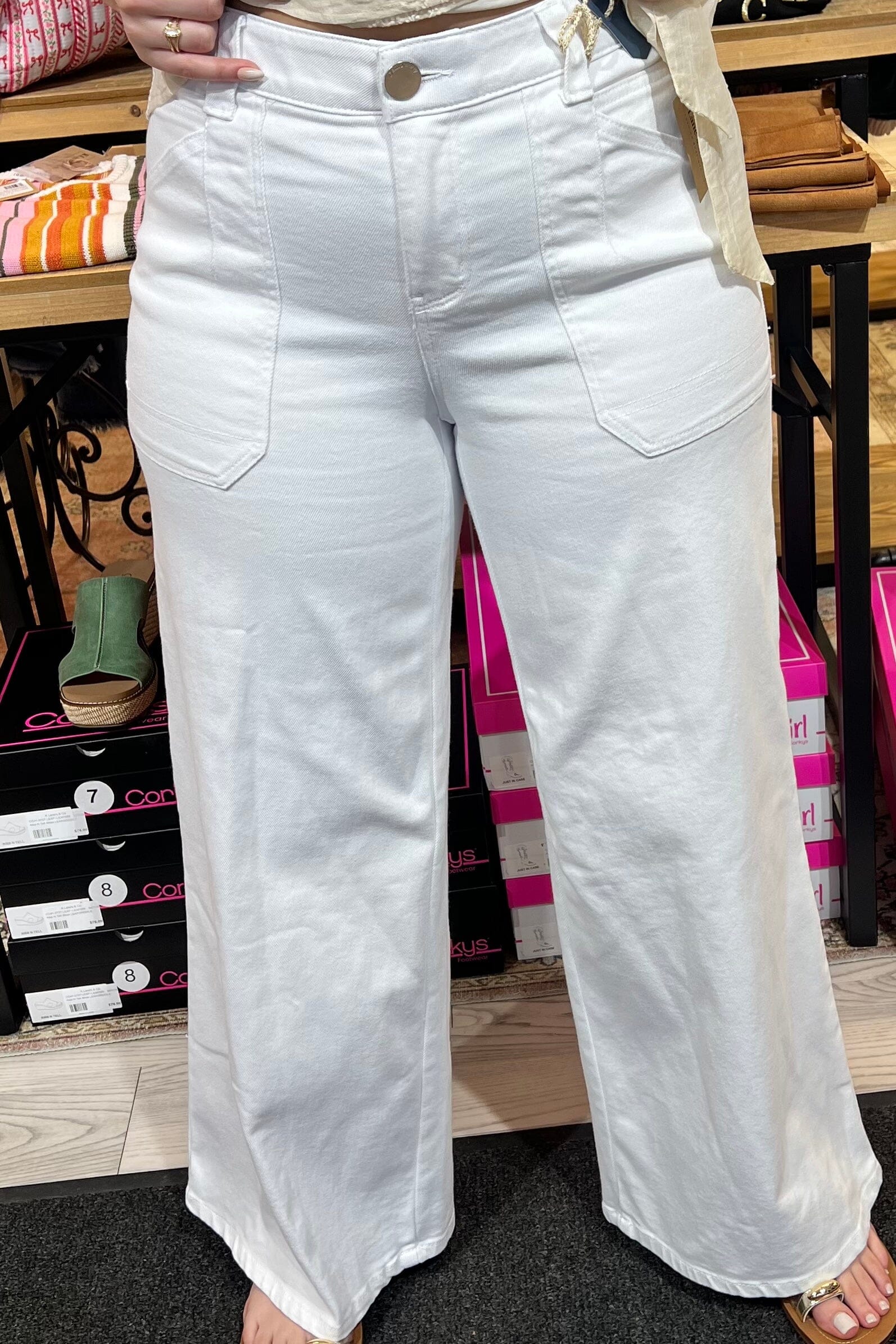 30/28" Ab Solution High Rise Wide Leg w/Utility Pockets BOTTOMS DEMOCRACY