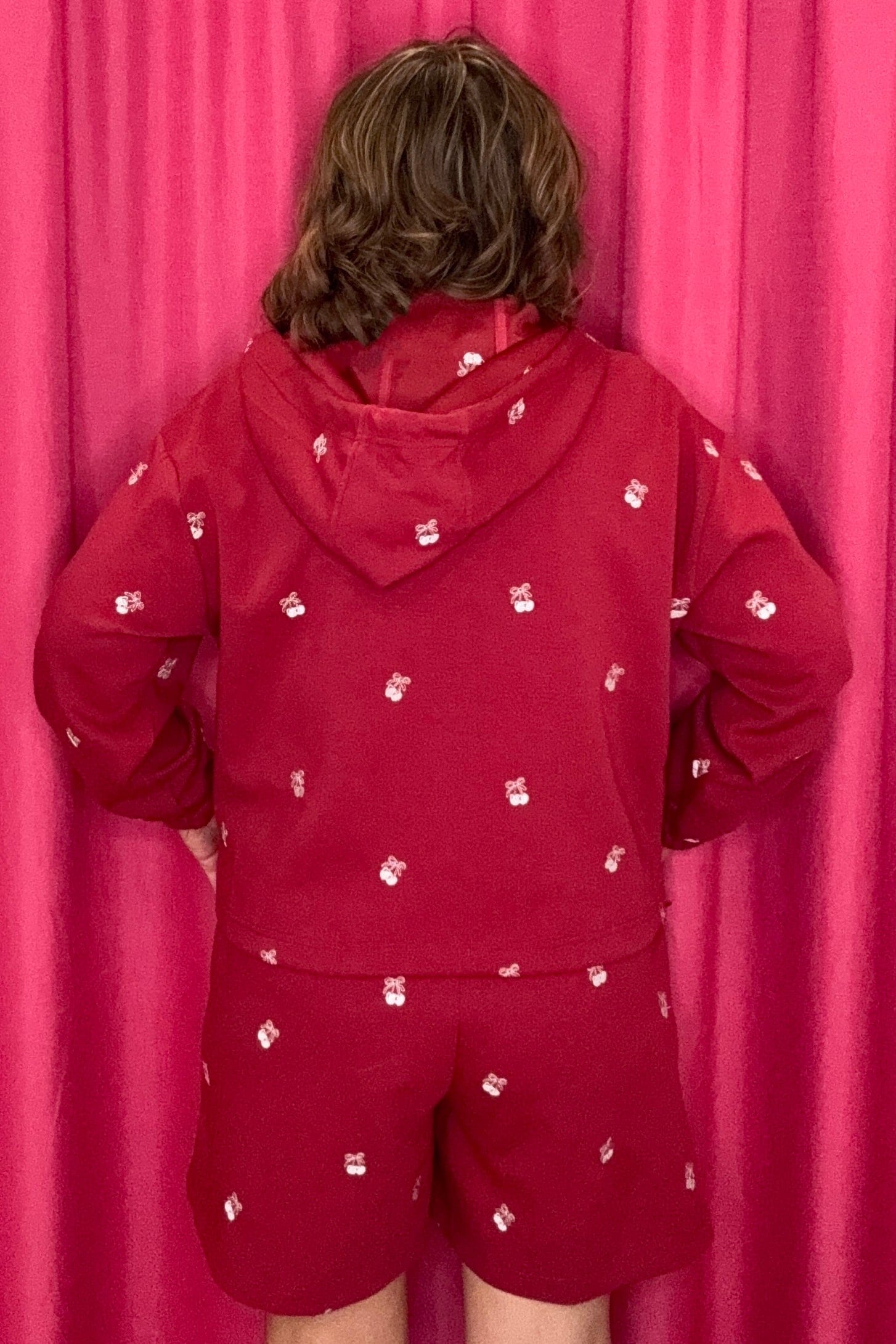 Long Sleeve/Short Set w/Cherries JRTOP CASUAL TOP DAVI&DANI