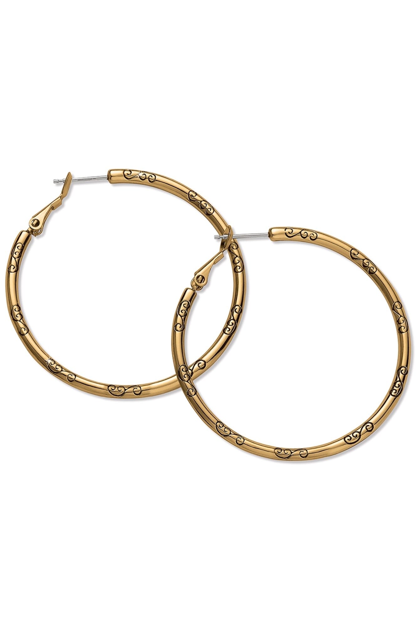 Large Gold Charm Hoop BJEWELRY Brighton Collectables