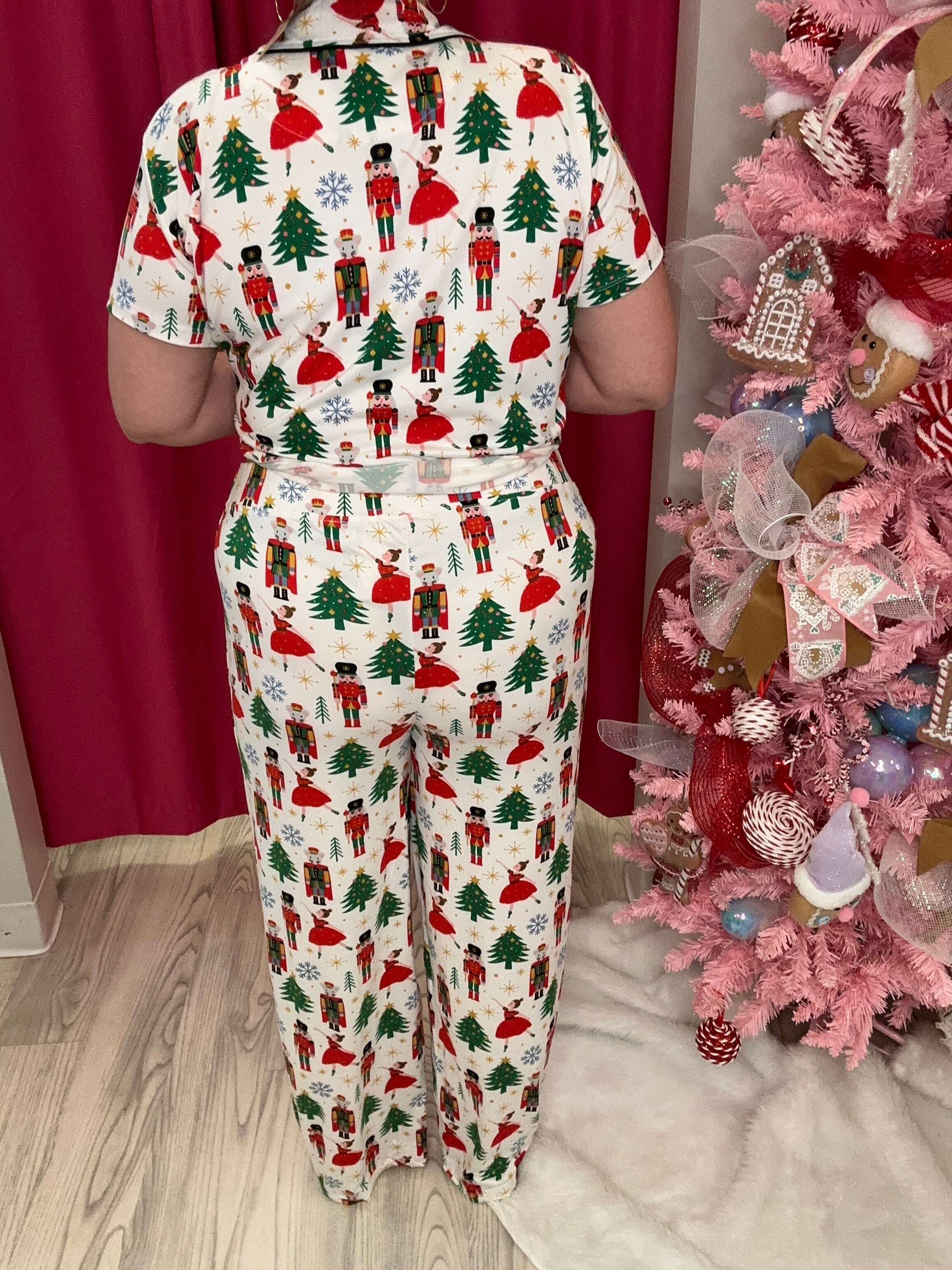 Nutcracker Pull On Pajama Pant UNDER AMANDA BLU & CO