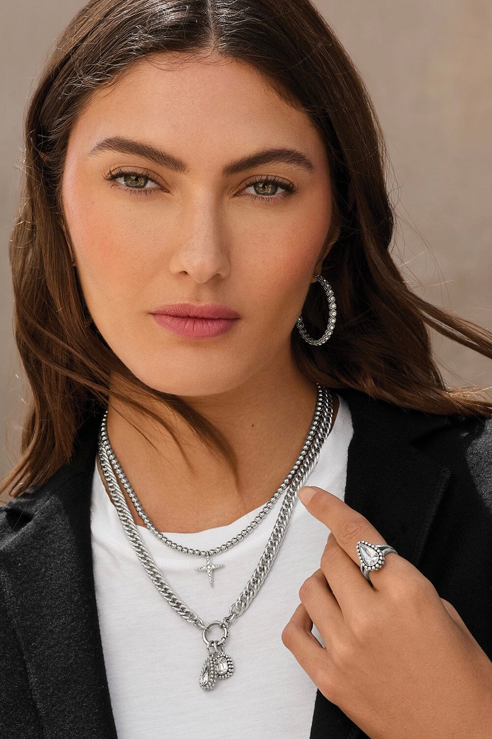 Twinkle Luxe Teardrop Ring BRING Brighton Collectables