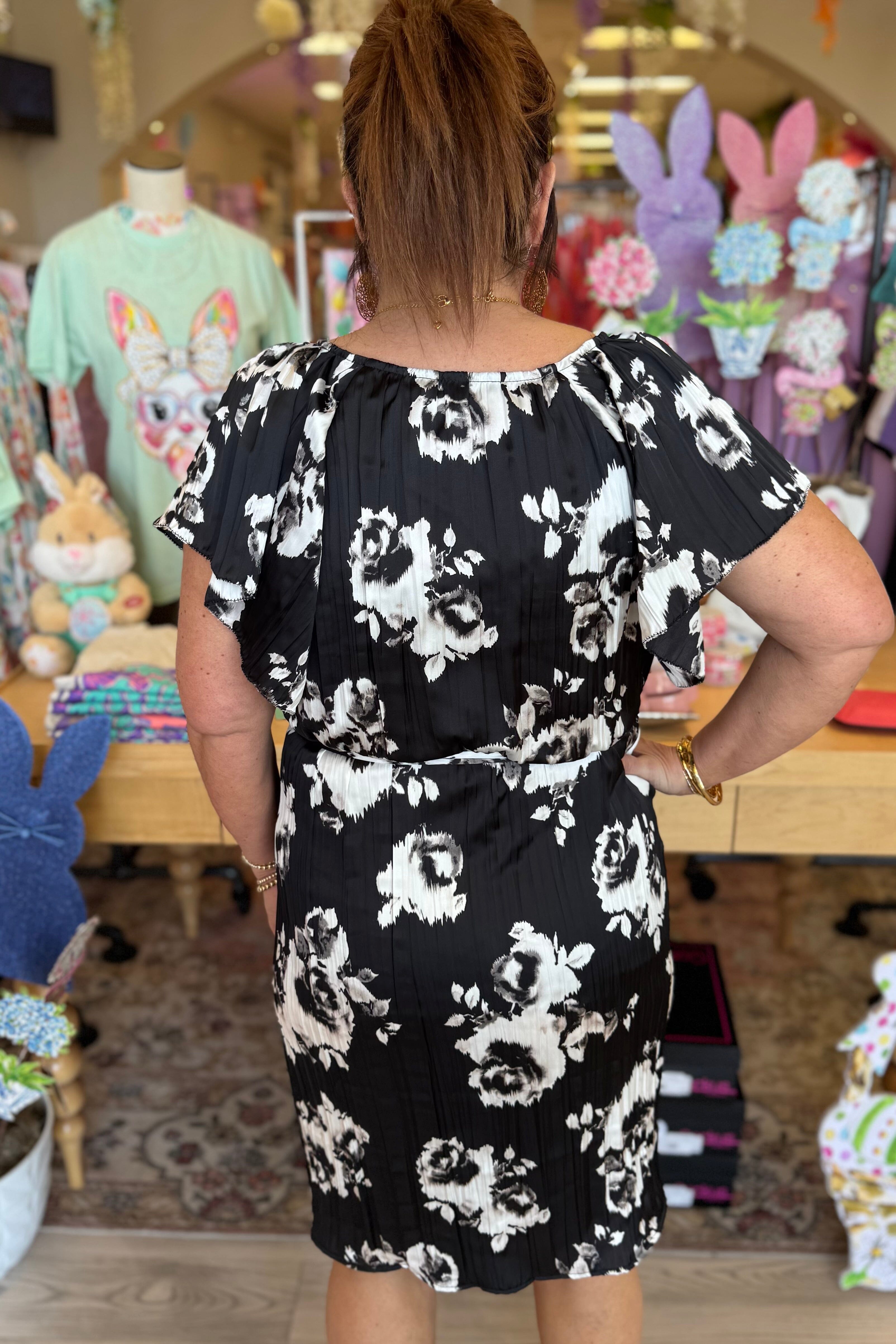 Flutter Sleeve Raglan Woven Dress 37.5" DRESS LIVERPOOL