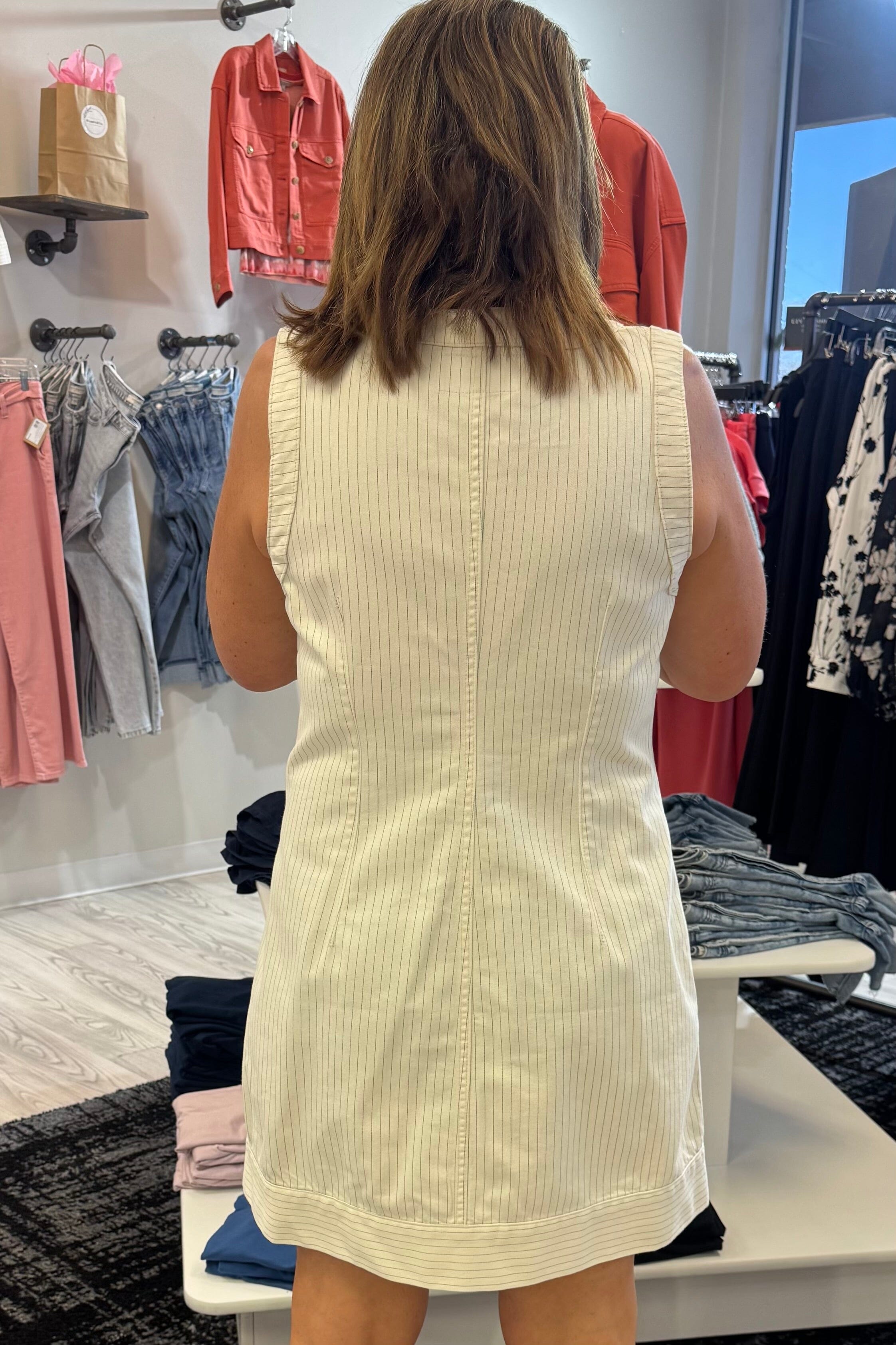 Patch Pocket Shift Dress DRESS LIVERPOOL