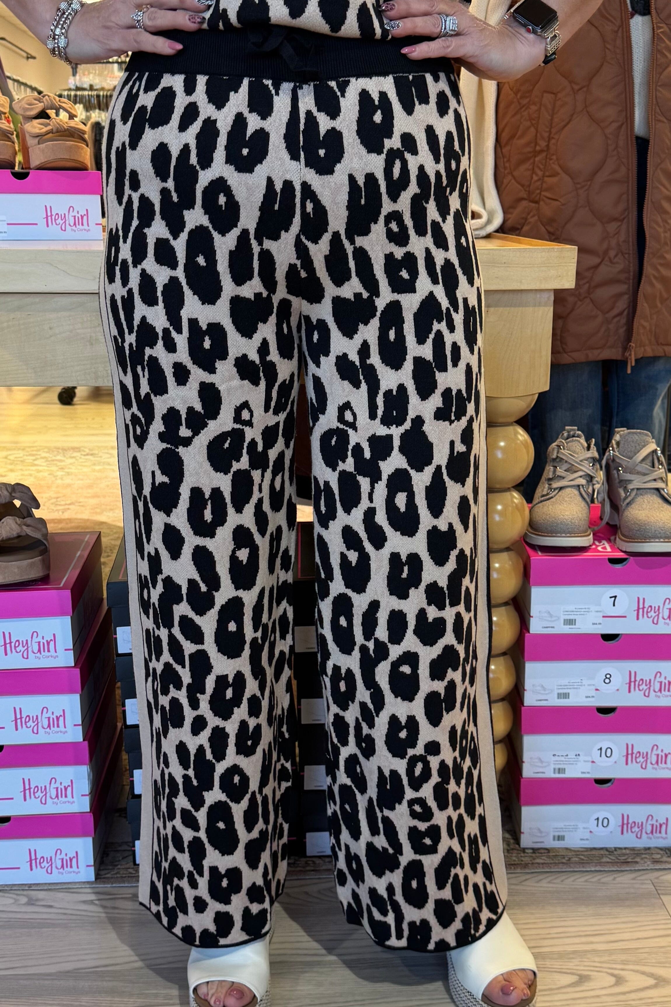Animal Print Pull On Pant BOTTOMS ENTRO