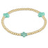 Enewton Signature Cross Gold Pattern 3mm Bead Bracelet- Mint JEWELRY ENEWTON