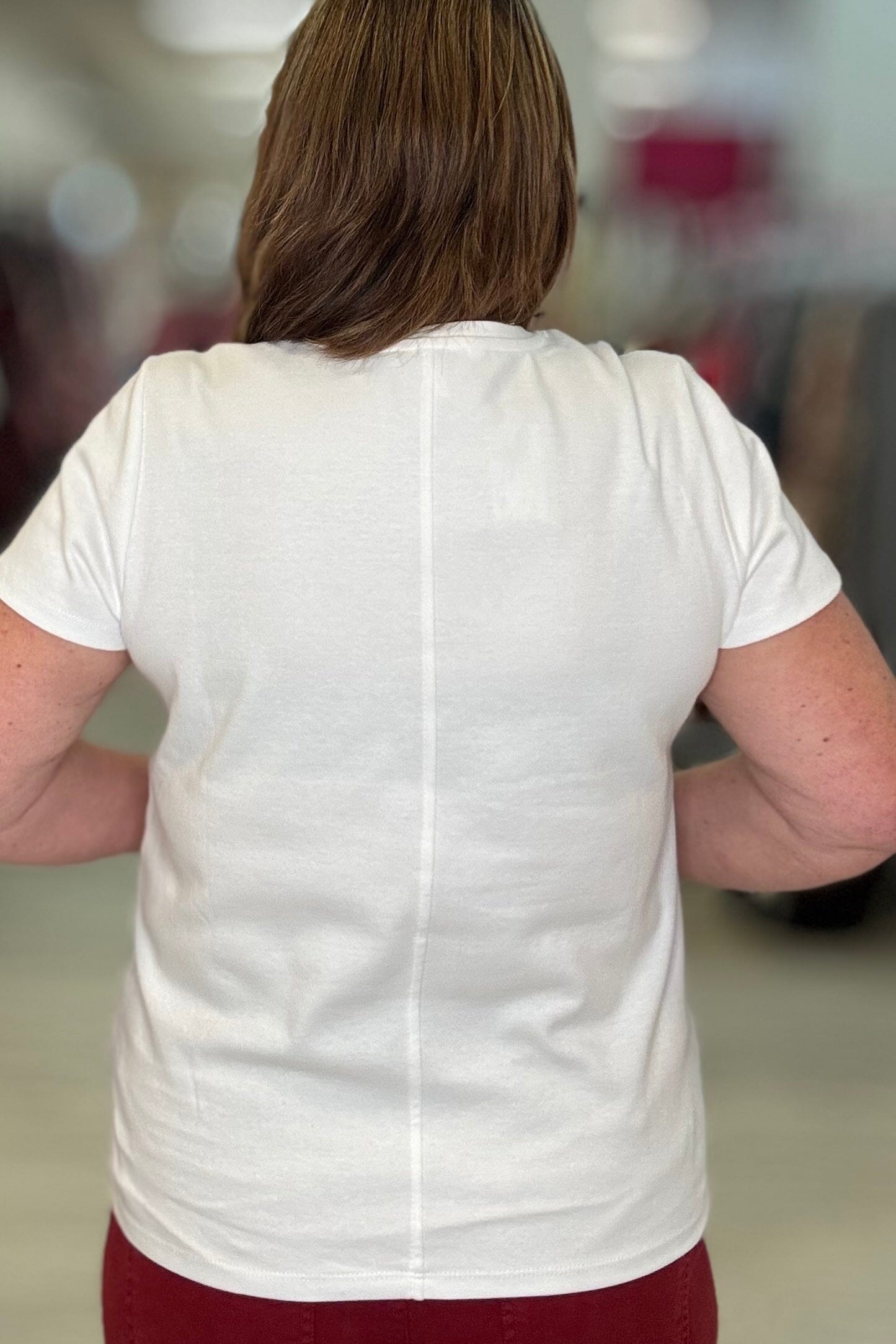 Short Sleeve Crew Neck Kint Tee MISSY BASIC KNIT LIVERPOOL