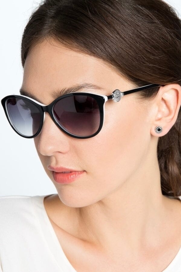 Ferrara Blk/White Sunglasses BSUNGLASSES Brighton Collectables