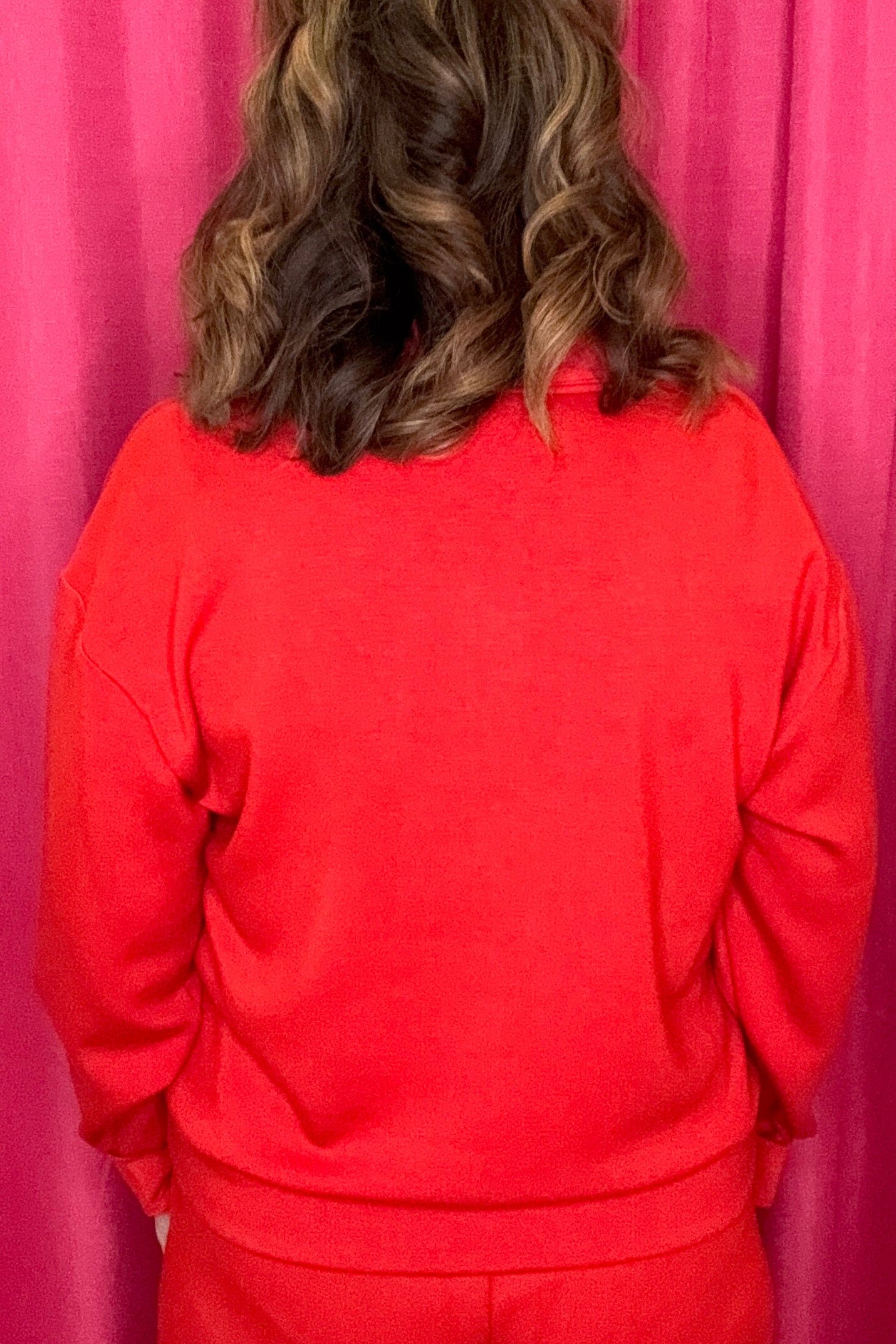 Half Zip Popover Long Sleeve Top MISSY TOP SPECIAL LIVERPOOL