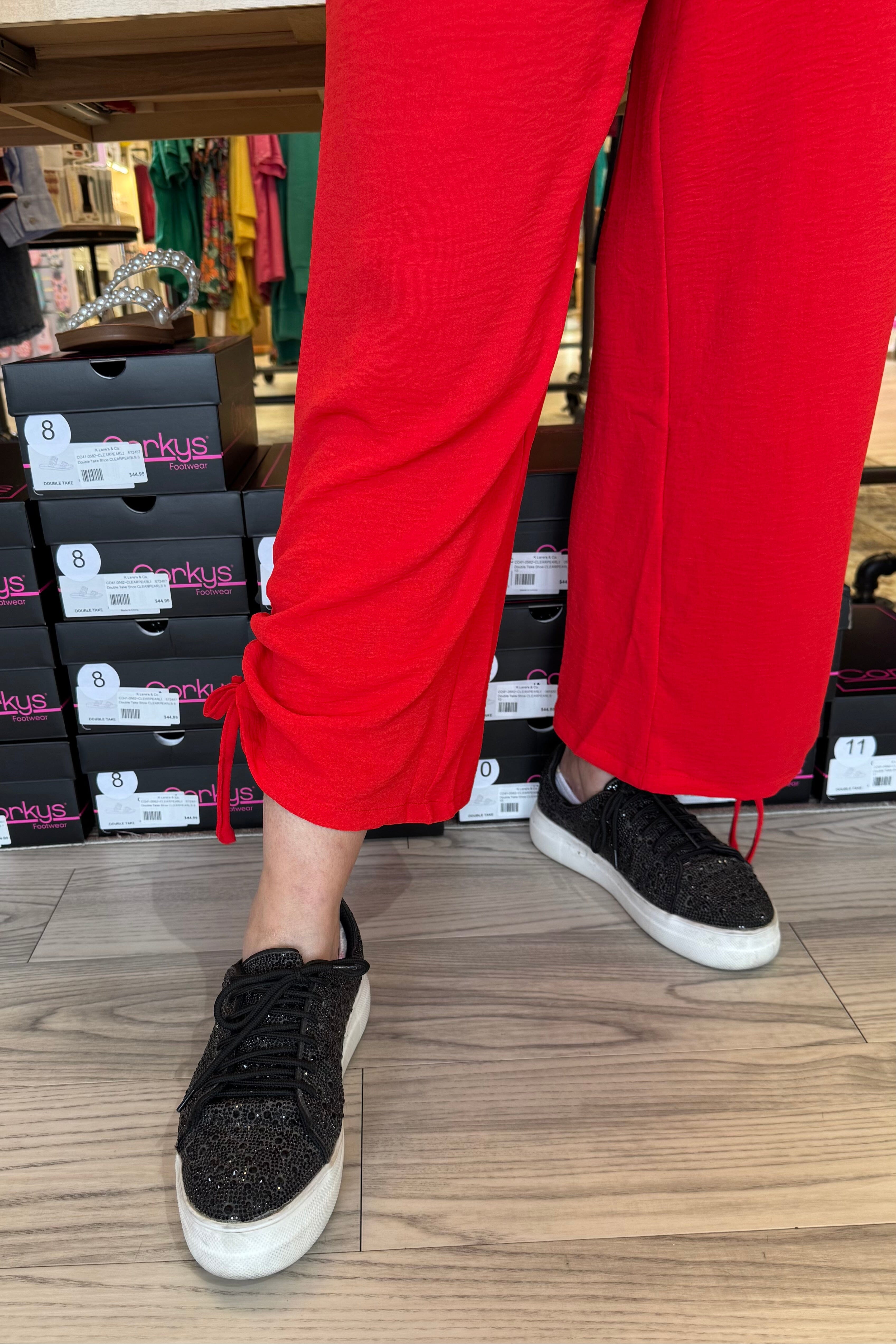 Pull On Pant w/Pockets & Ties BOTTOMS CREATION