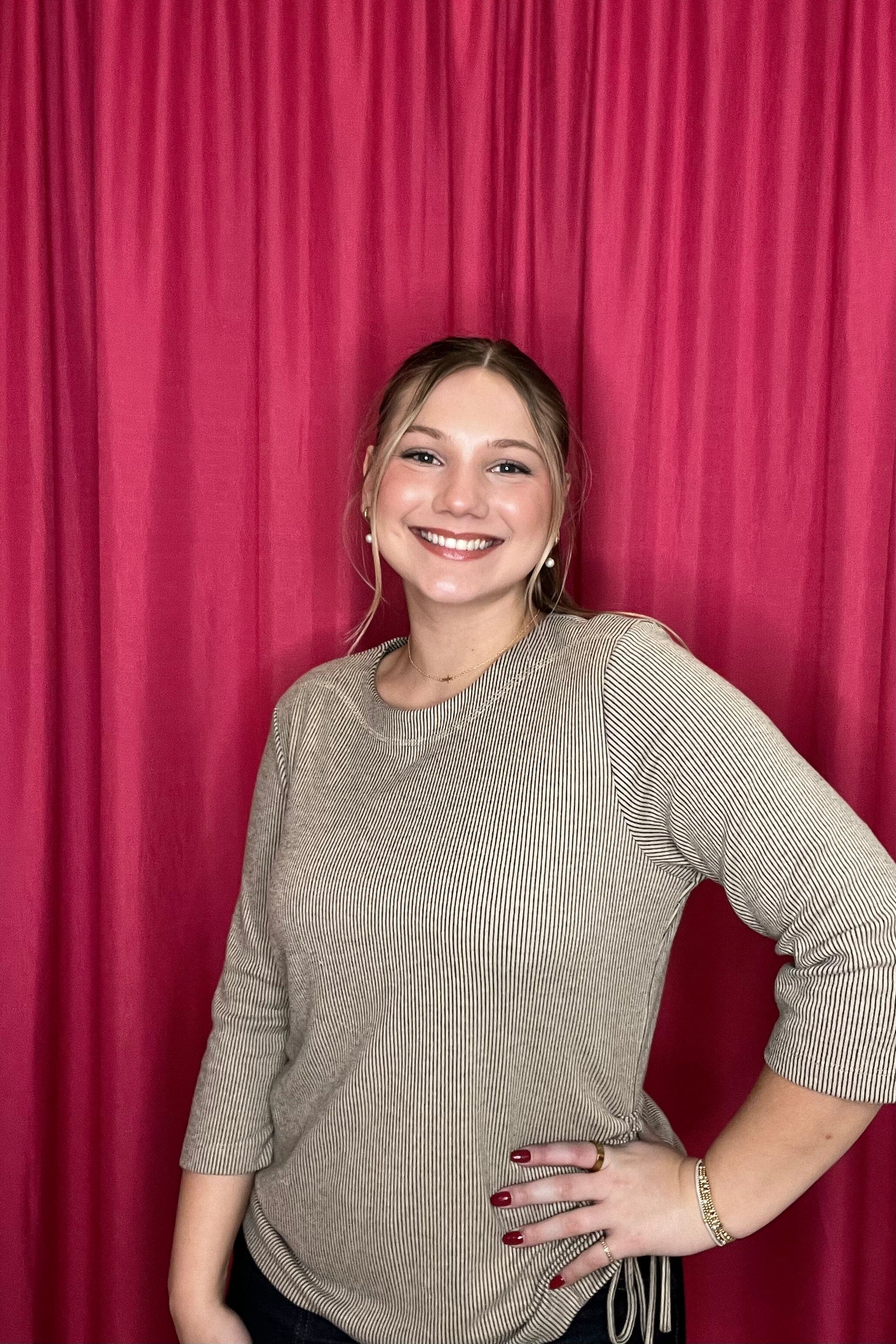 3/4 Sleeve Scoop Neck w/Side Ties MISSY TOP SPECIAL SOUTHERN LADY