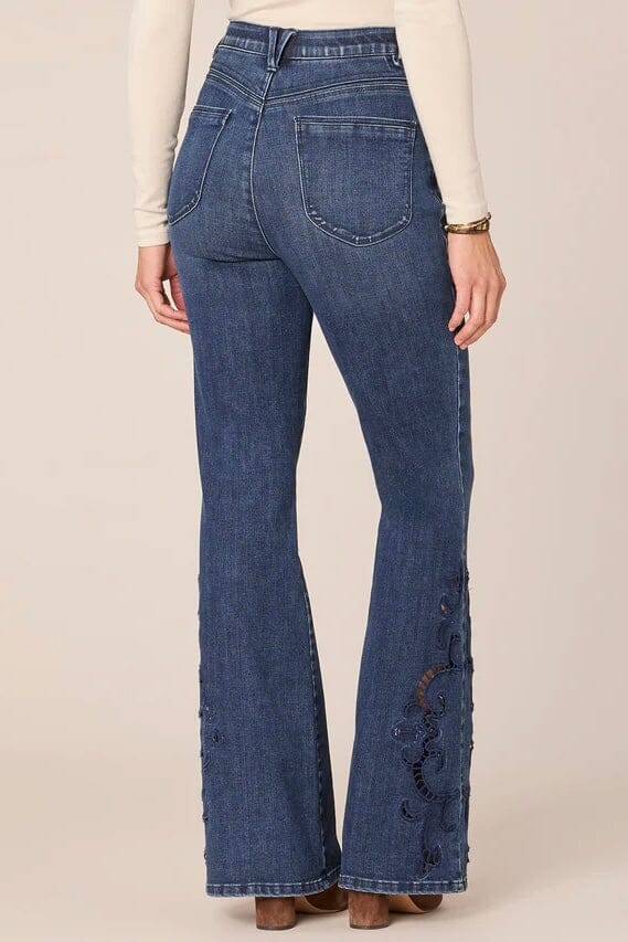 Ab Solution High Rise Out There Flare JEANS DEMOCRACY