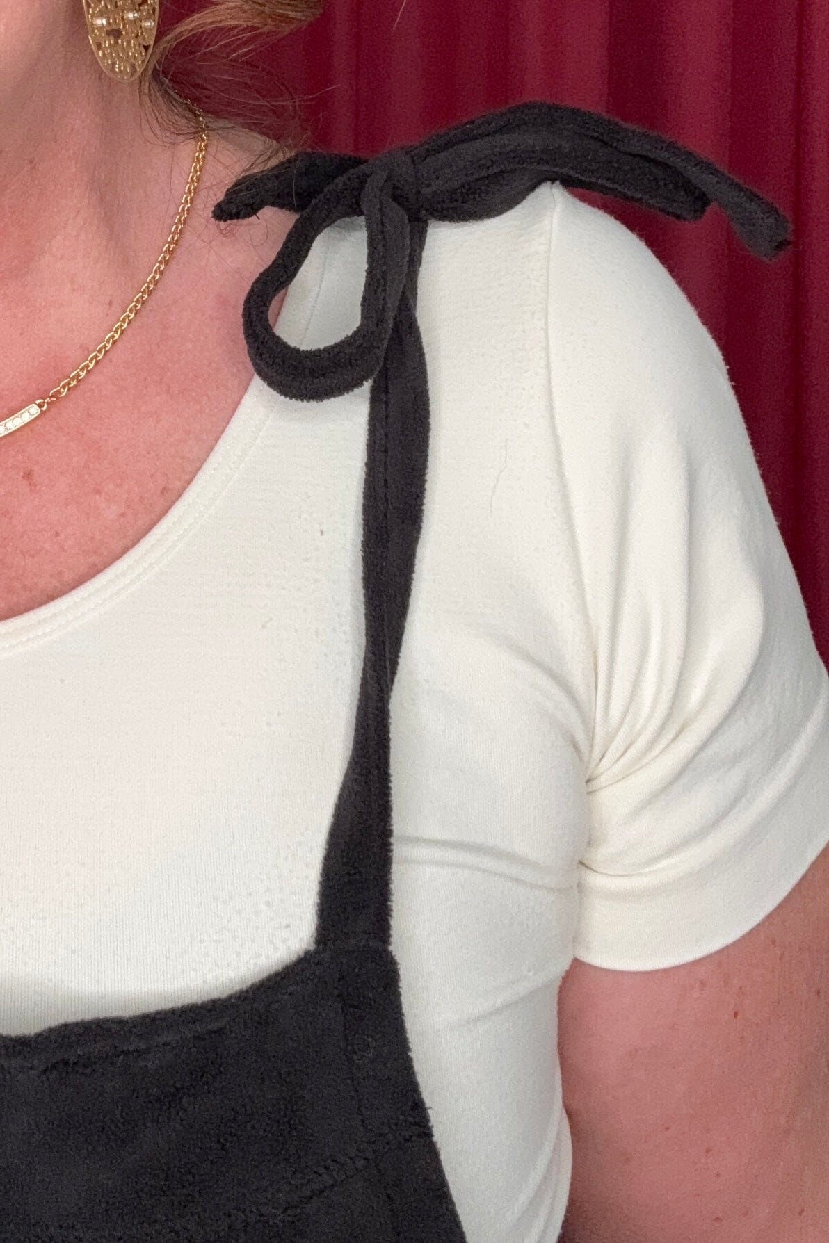 Fleece Overall w/Ties DRESS VERYJ