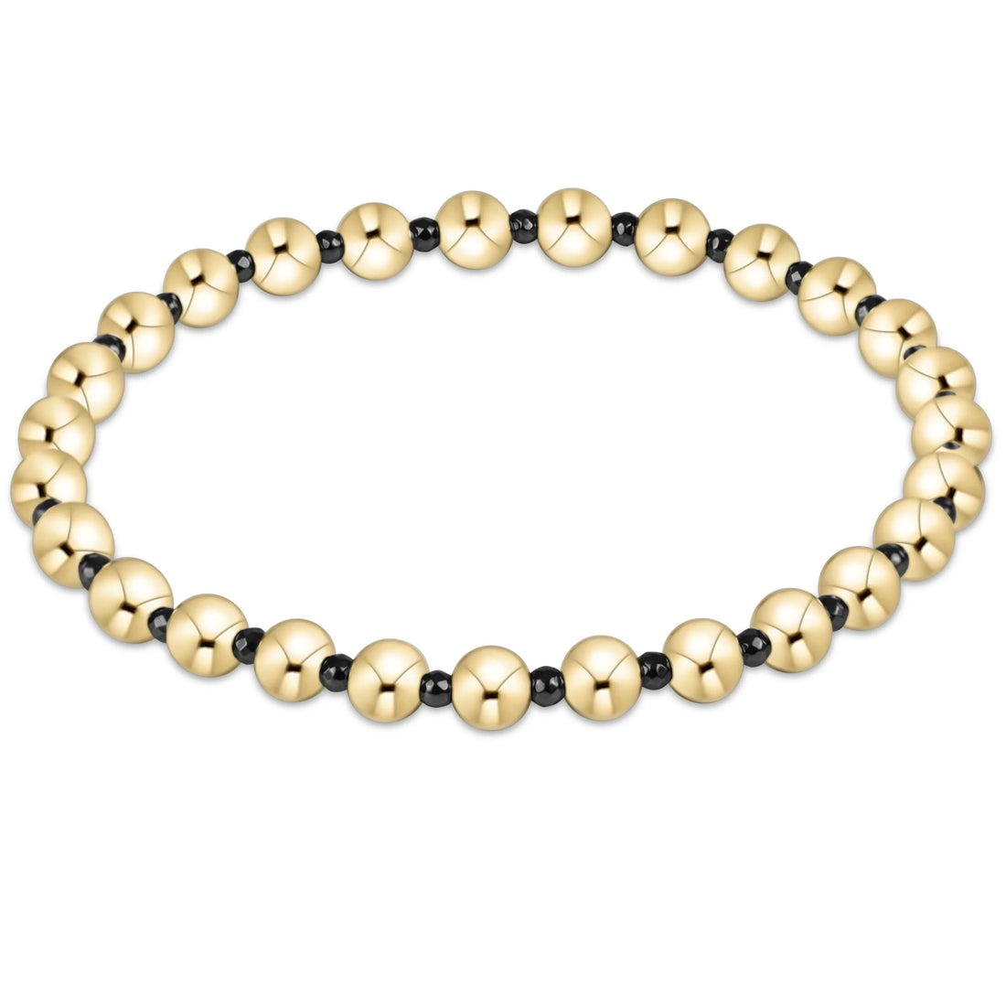 Enewton Faceted Hematite Grateful Pattern 5mm Bead Bracelet JEWELRY ENEWTON