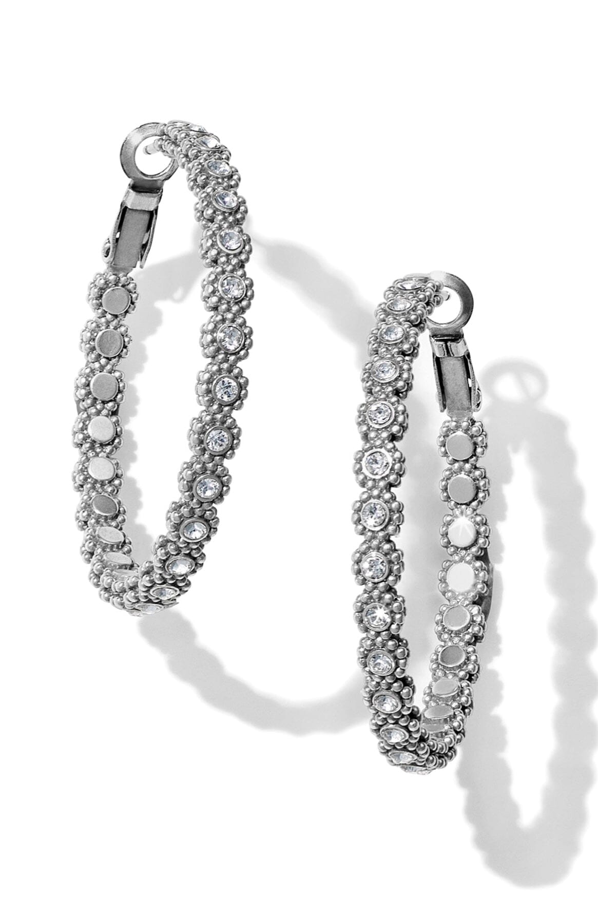 Twinkle Splendor Medium Hoop Earrings BJEWELRY Brighton Collectables