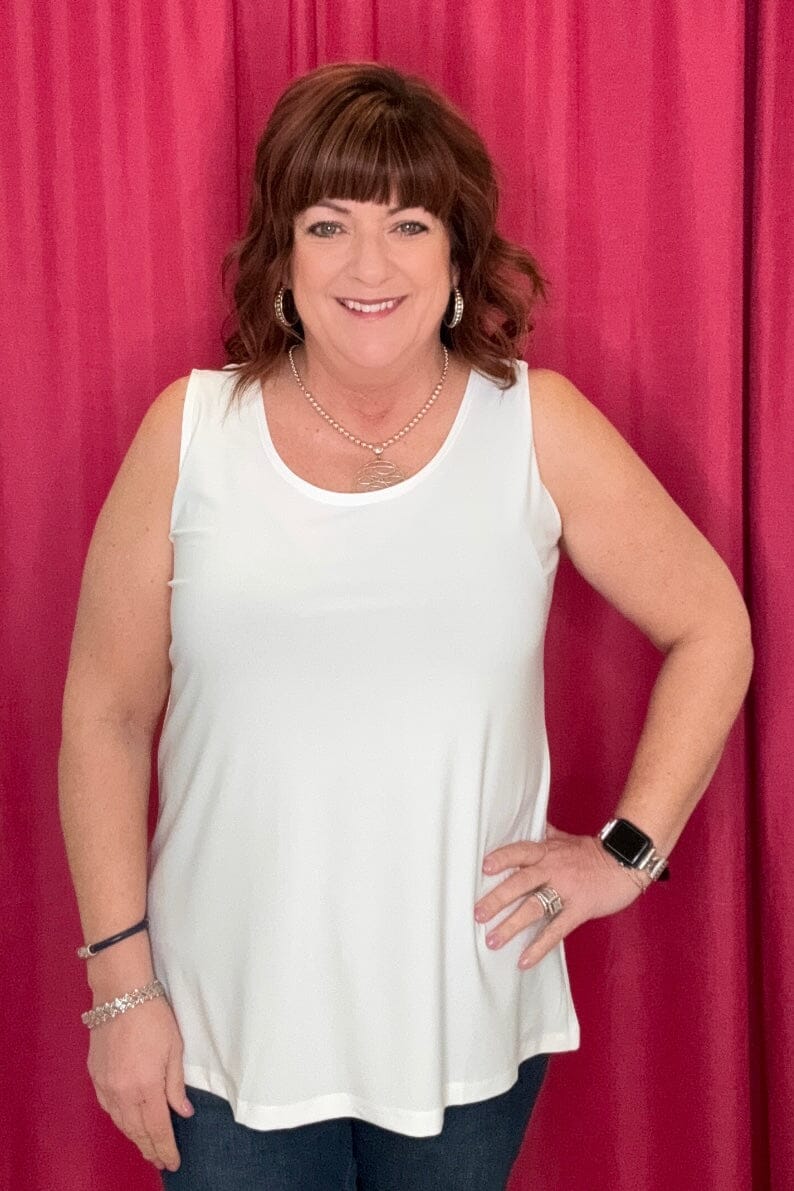 Solid Tank MISSY BASIC KNIT CREATION