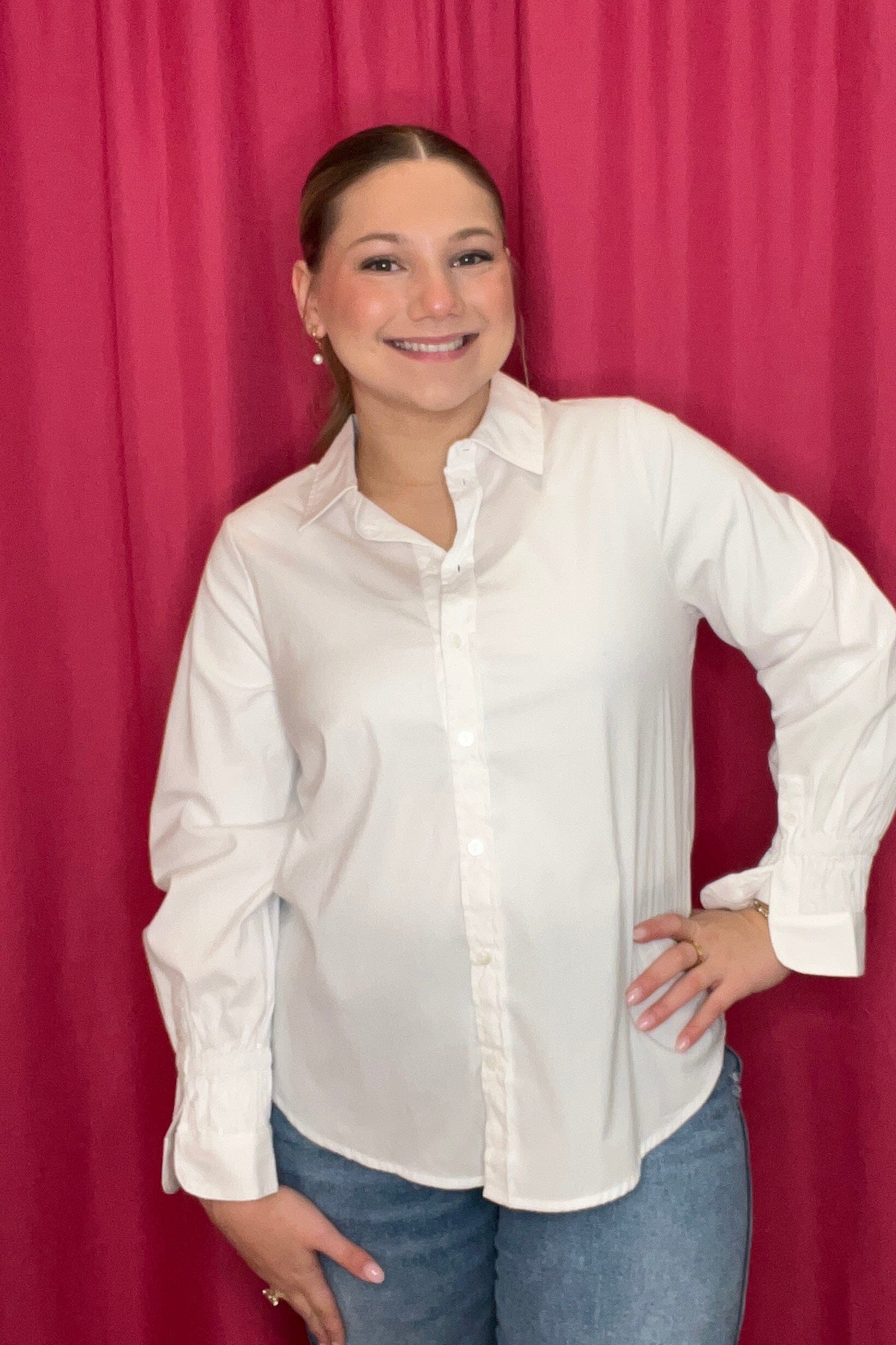 Adjustable Sleeveless Button Front Woven Top MISSY TOP SPECIAL LIVERPOOL